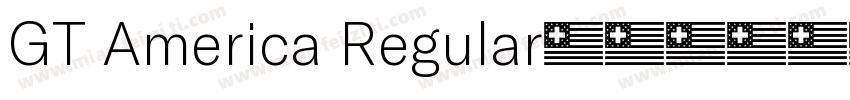 GT America Regular字体转换